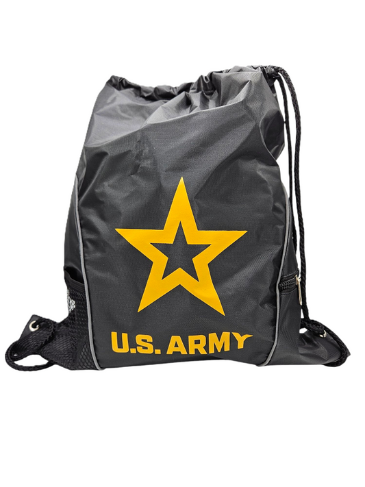 Cinch Pack U.S. Army Black with Drawstring