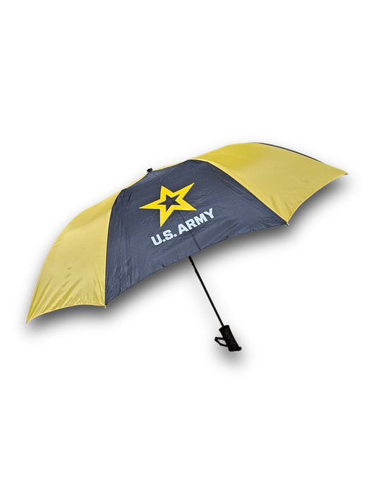 Oversized Sport Two Tone Black Yellow Army Umbrella