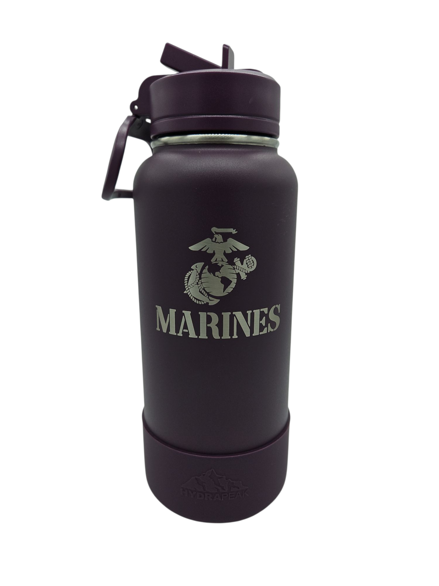 Marine Corp 32 oz Chug Sportboot bottle w/ matching lid & rubber boot