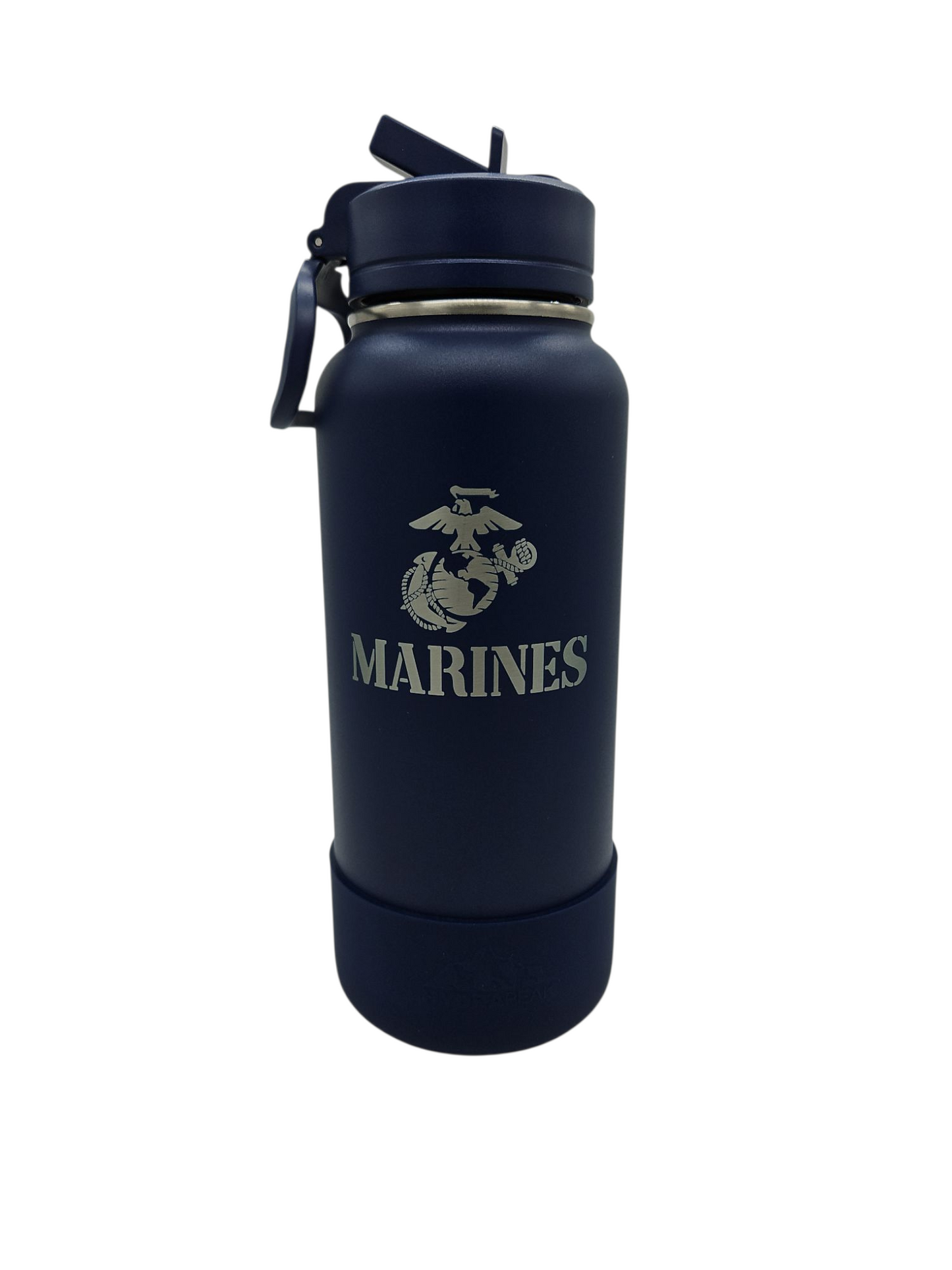 Marine Corp 32 oz Chug Sportboot bottle w/ matching lid & rubber boot