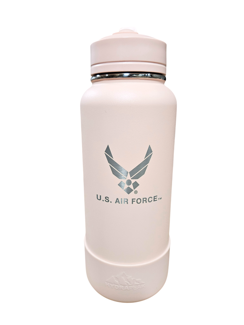 Air Force 32 oz Chug Sportboot bottle w/ matching lid & rubber boot