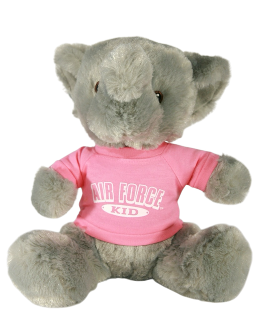 Plush Elephant Pink shirt Air Force