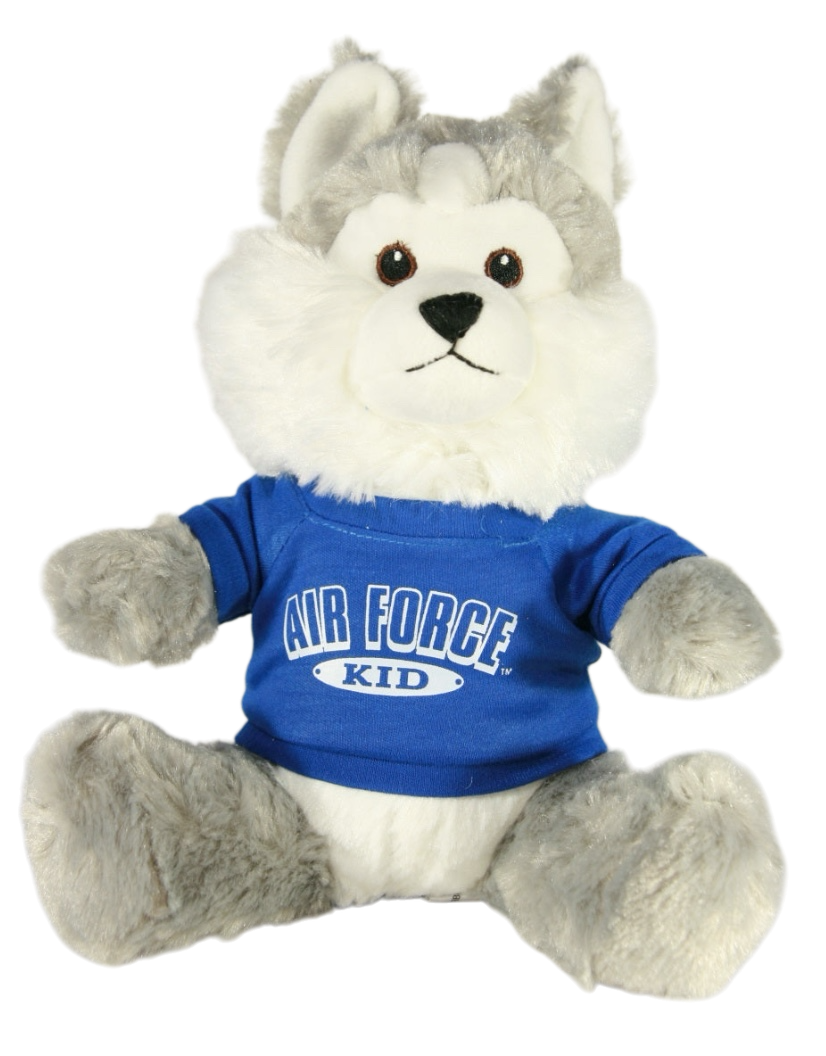 Plush Husky Blue shirt Air Force