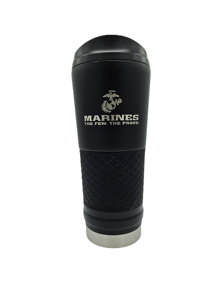 Stealth Stainless Steel Tumbler Marine Corps Black