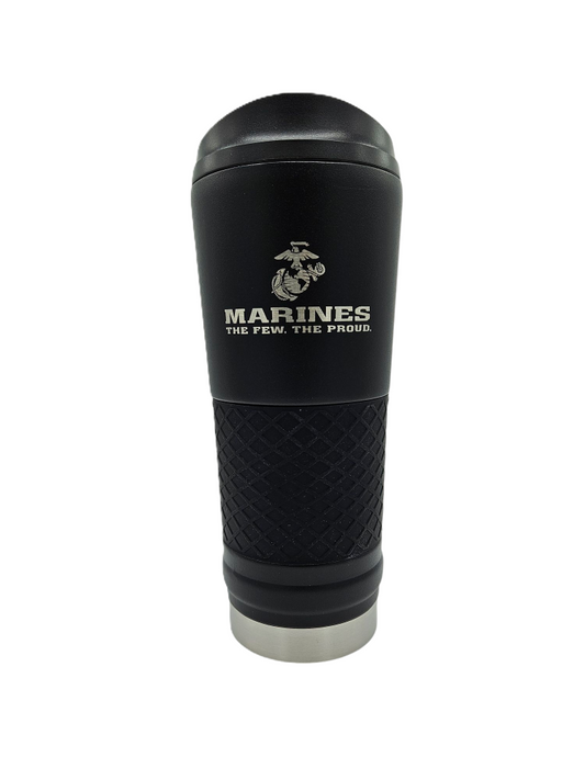 Stealth Stainless Steel Tumbler Marine Corps Black
