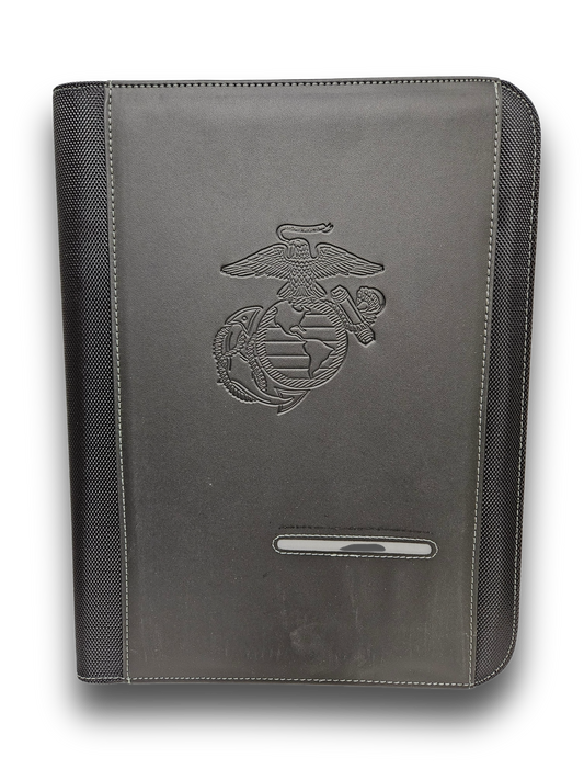 ZIPPERED PADFOLIO - MARINE CORPS