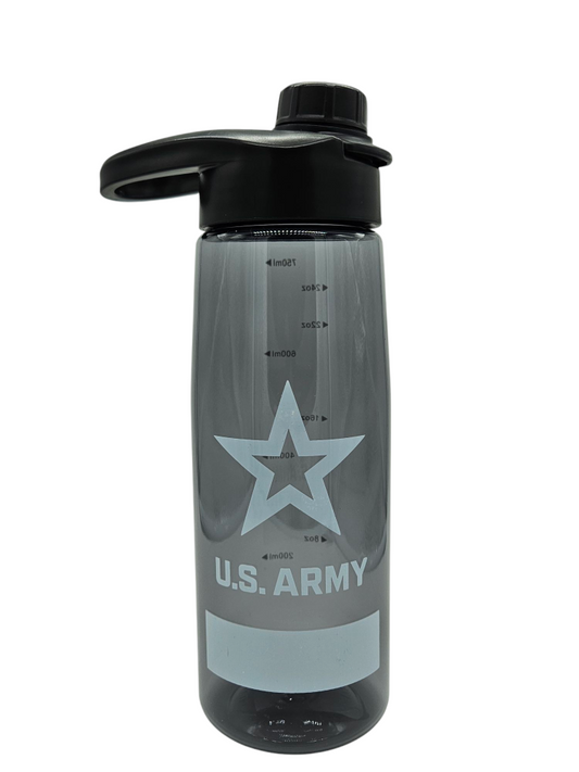 Basic Training Water Bottle-Army with Name Plate
