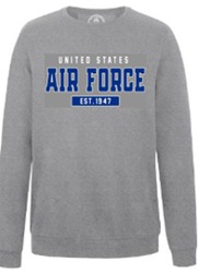 United States Air Force Premium Tackle Twill Sweatshirt - TT06-AF Oxford