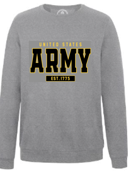 United States Army Premium Tackle Twill Sweatshirt - TT06-AR Oxford