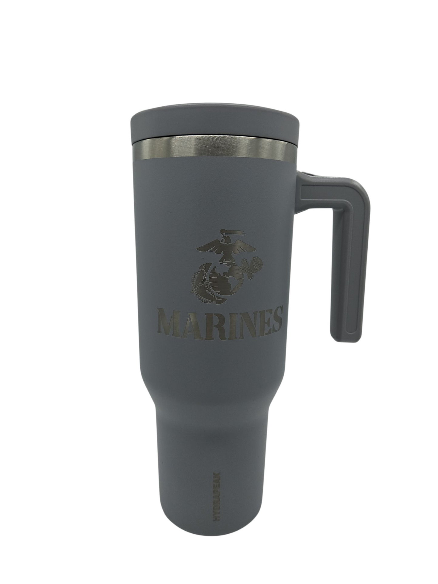 Marine Corp 40OZ Voyager Stainless Steel Tumbler w/ Handle and Straw