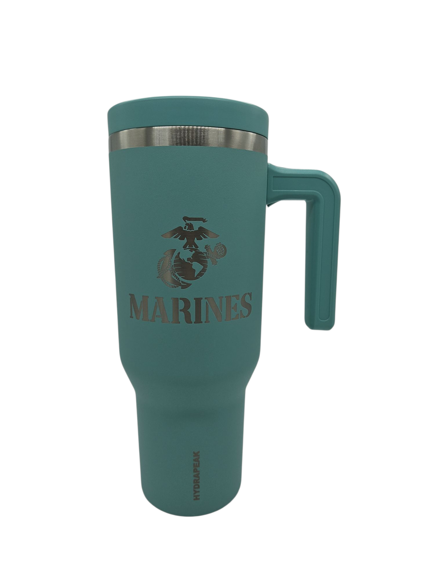 Marine Corp 40OZ Voyager Stainless Steel Tumbler w/ Handle and Straw