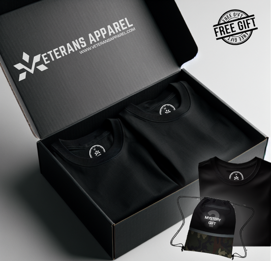 SUBSCRIPTION: 3 Veterans Apparel Shirts & A Mystery Gift